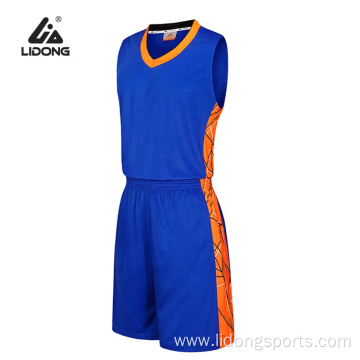 Custom school men basketball uniform design wholesale